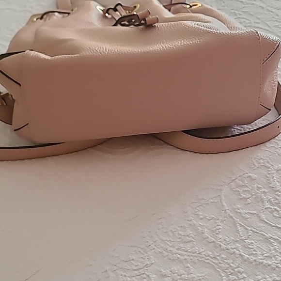 MICHAEL Michael Kors Pink Leather Backpack with Drawstring Closure main image 5